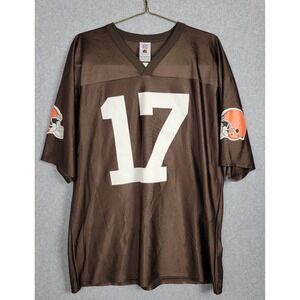 NFL Players Cleveland Browns Braylon Edwards 17 Jersey Brown Mens XL